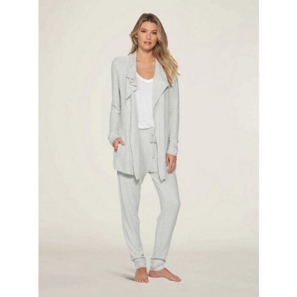 💕BAREFOOT DREAMS💕 CozyChic Lite Coastal Cardigan ~ Ocean Light Blue XS NWT - Picture 8 of 16